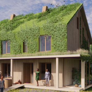 Ballast Nedam Development lanceert klimaatpositief Natuurhuis van stro